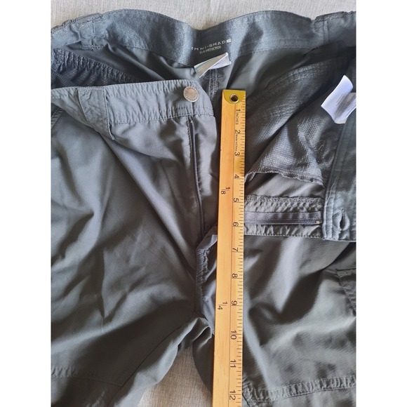 Columbia Omni-Shade Hiking Cargo Lightweight Pants 32x30 Gray Nylon Quick Dry - Picture 4 of 9